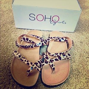 Cheetah print sandals⭐️